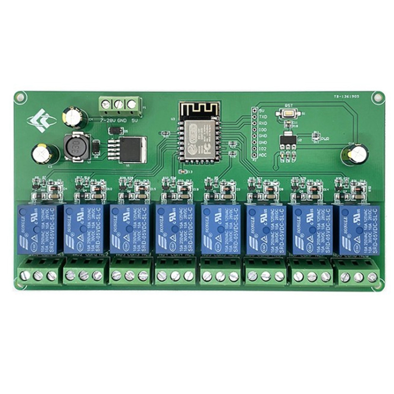ESP8266 WIFI 8 Channel Relay M - Relay 8 Channel Board 评论和价格
