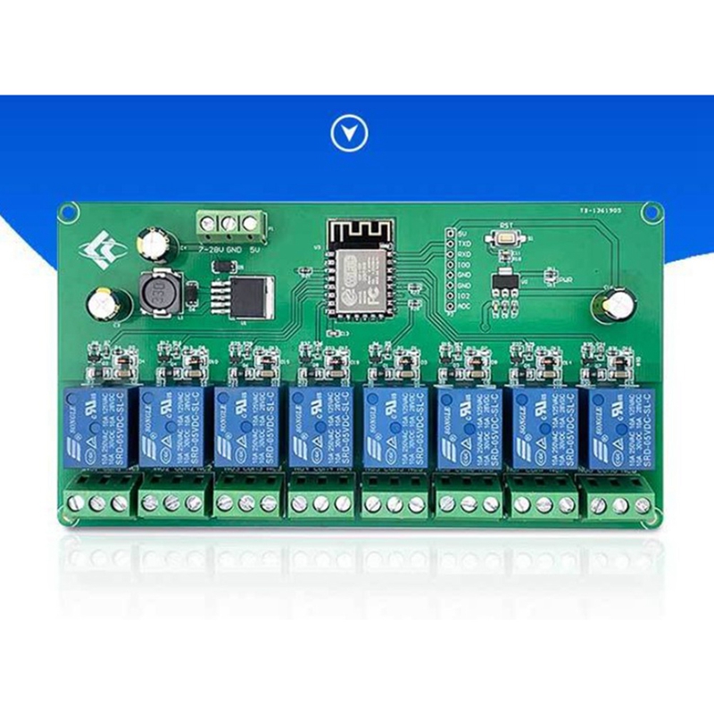 ESP8266 WIFI 8 Channel Relay M - Relay 8 Channel Board 评论和价格