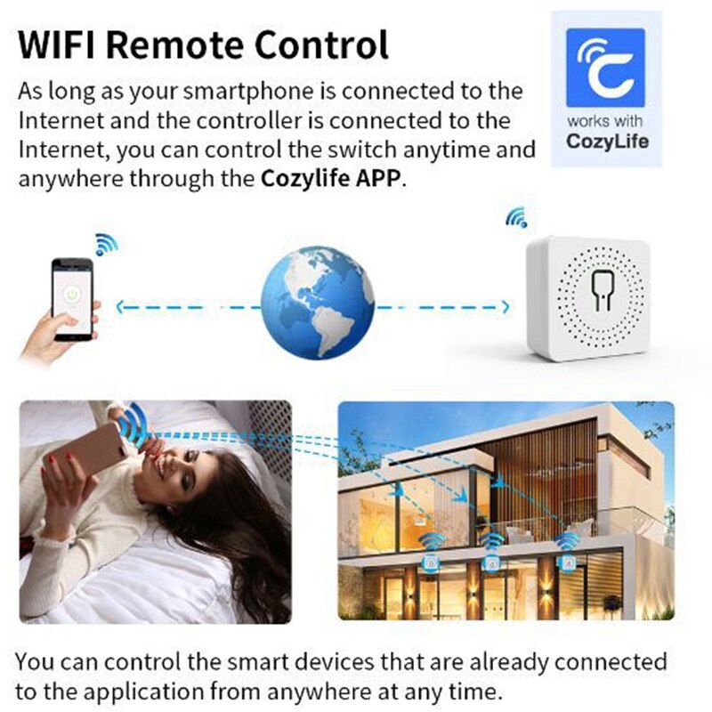 Tuya 16A Mini Wifi Smart Switc - Home Automation Diy 评论和价格