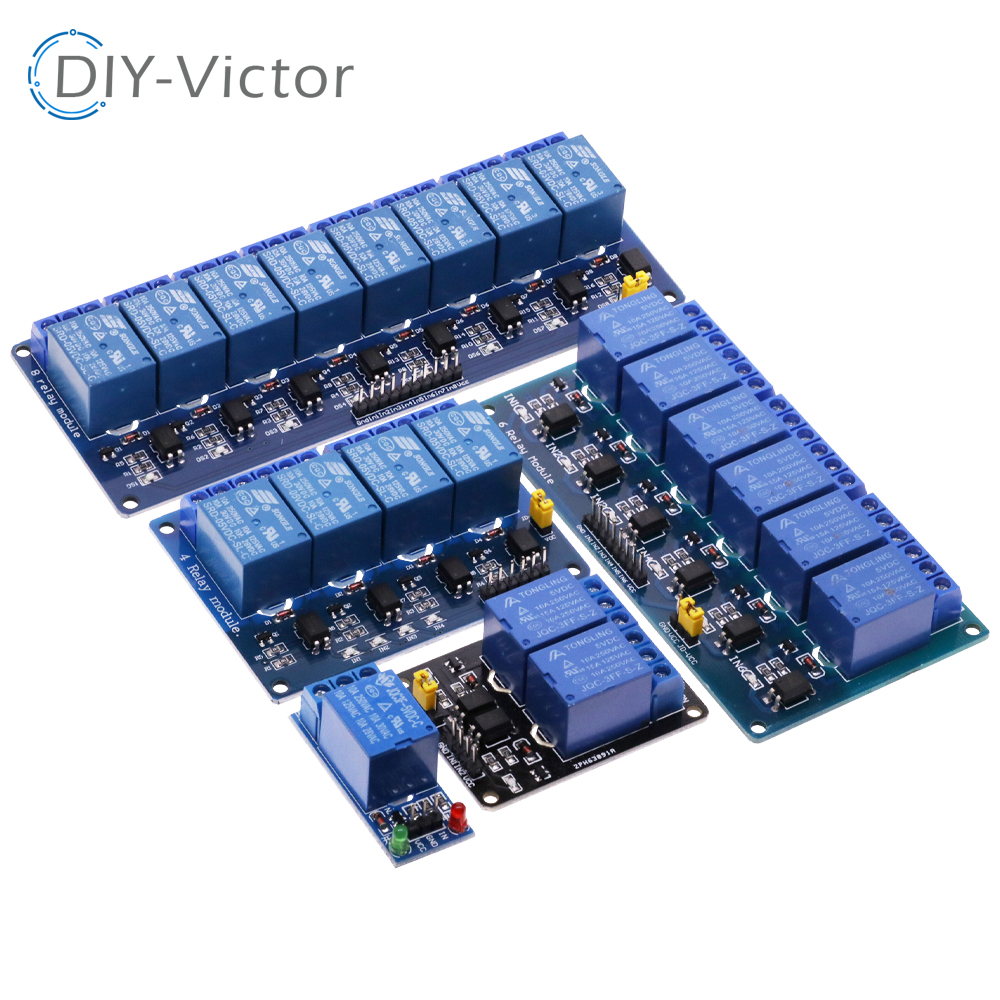 1 2 4 6 8 Channel DC 5V 12V Re - Relay 8 Channel Board 评论和价格
