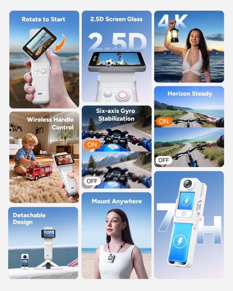 SJCAM New White C400 Pocket Ha - Home Assistant Sd 评论和价格