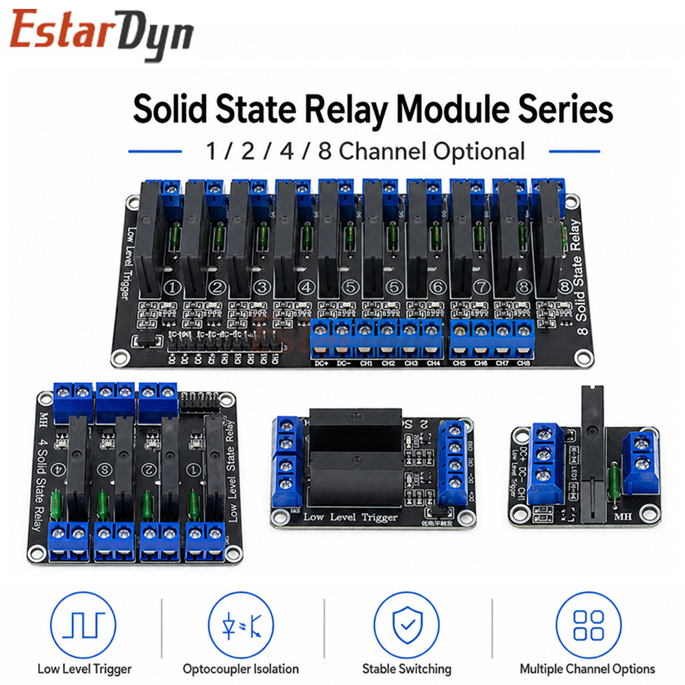 Estardyn 5V 1/2/4/8CH G3MB-202 - Home Automation Diy 评论和价格