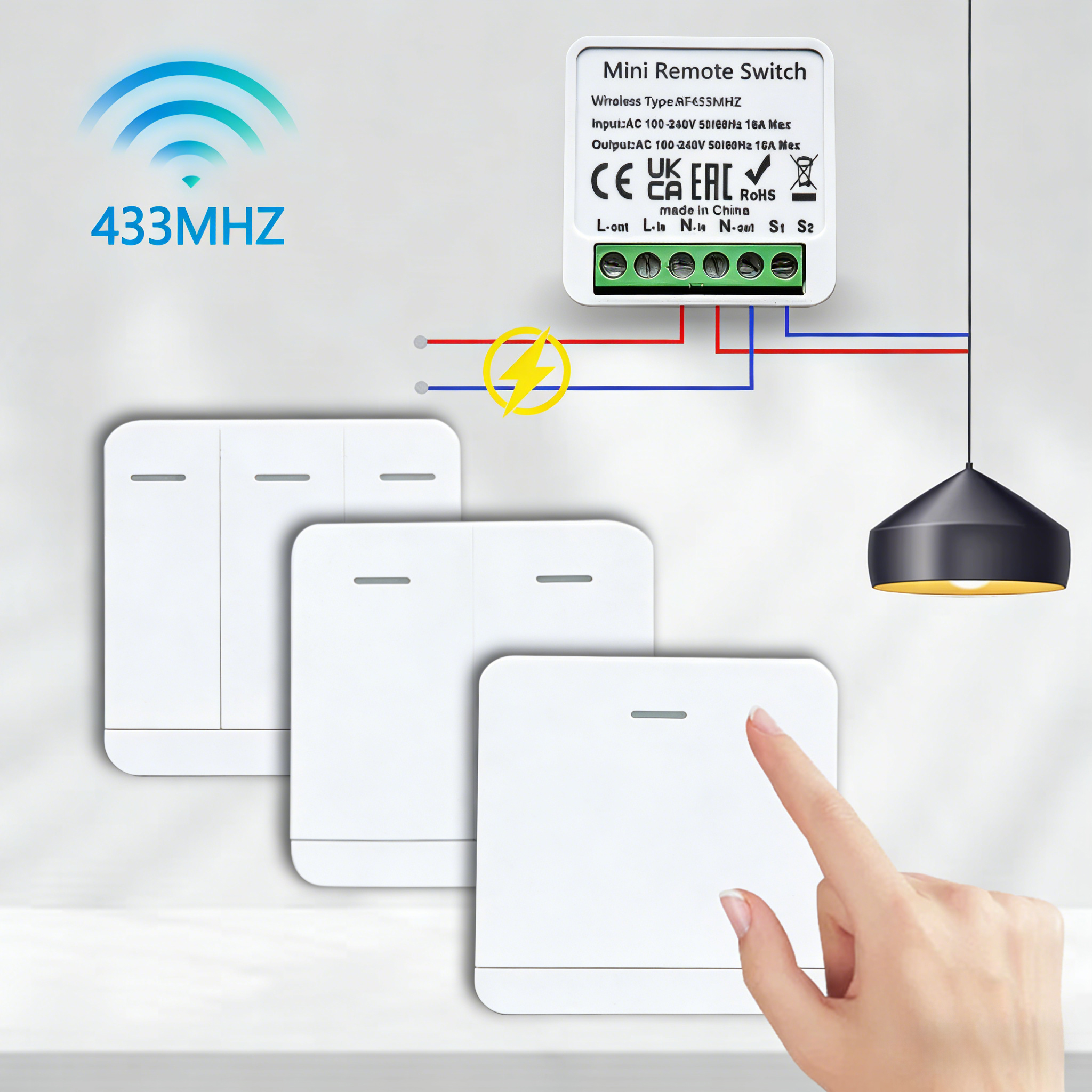 RF 433MHz Smart DIY Wireless S - Home Automation Systems Diy 评论和价格