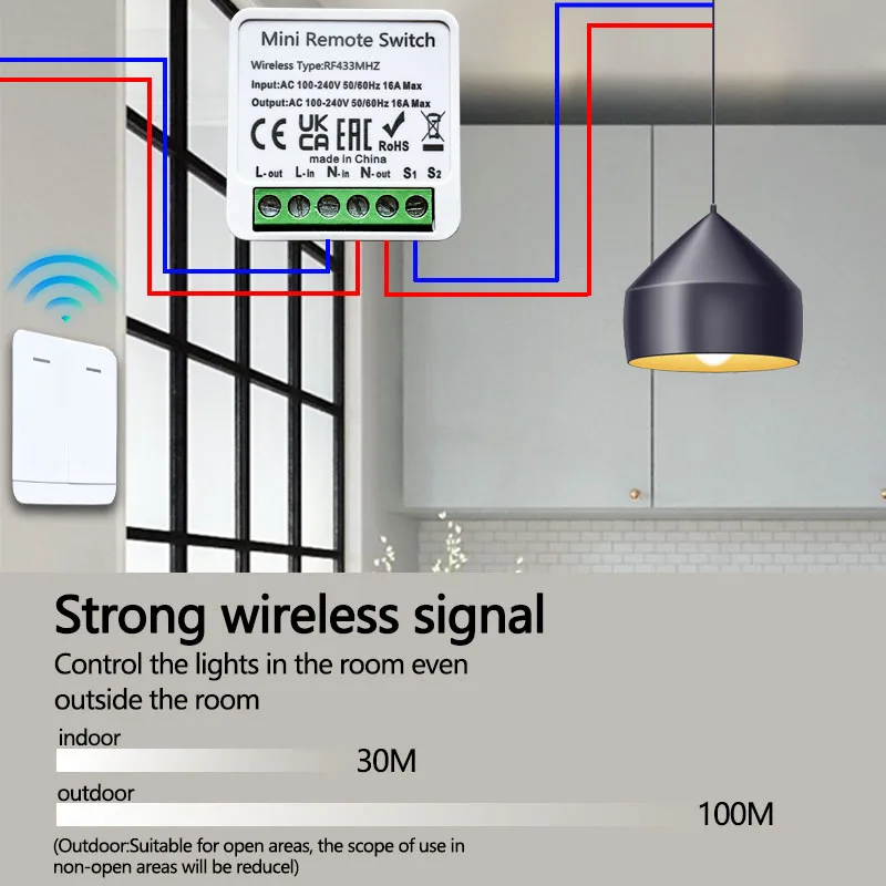 RF 433MHz Smart DIY Wireless S - Home Automation Systems Diy 评论和价格