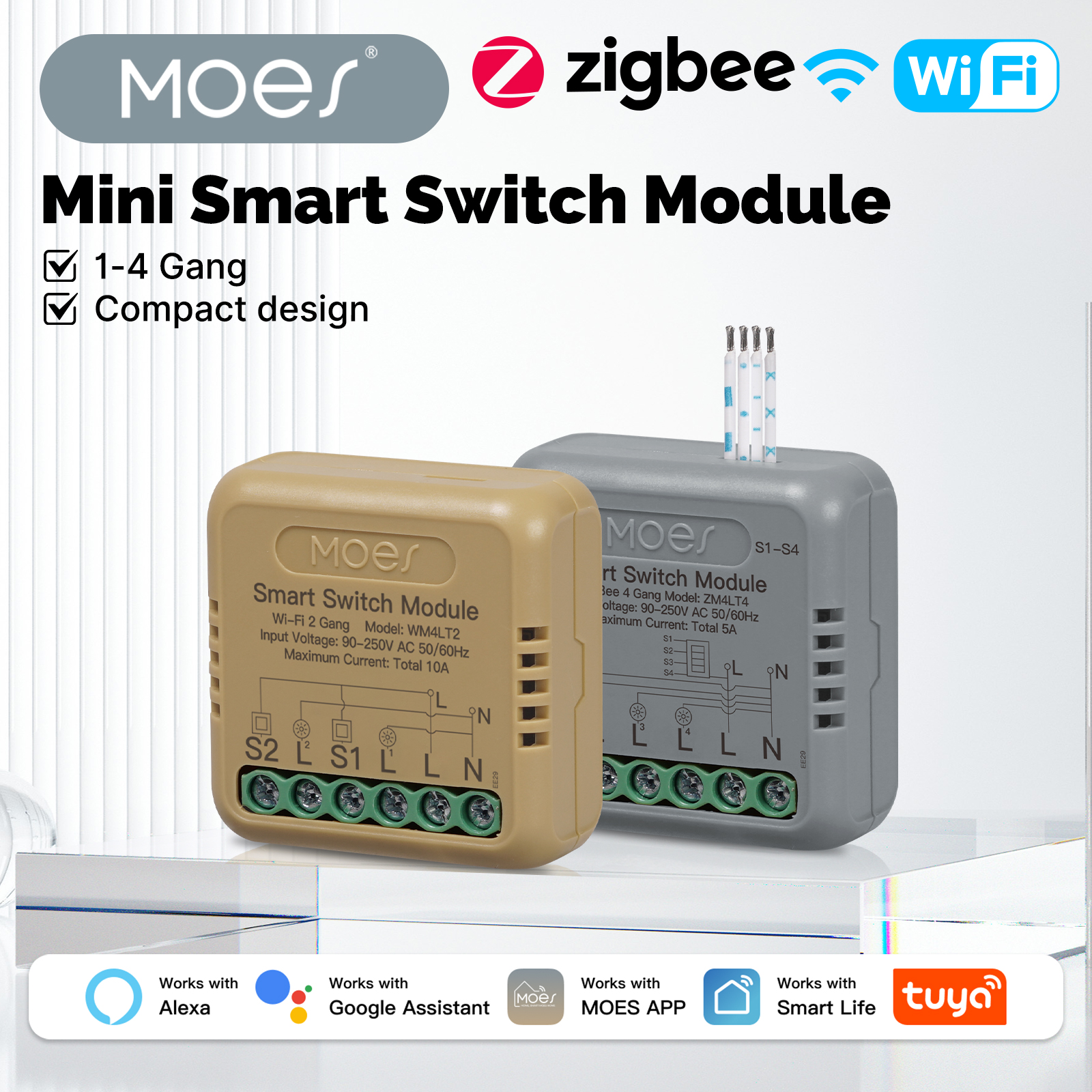 MOES Tuya WiFi Zigbee Mini DIY - Home Automation Diy 评论和价格
