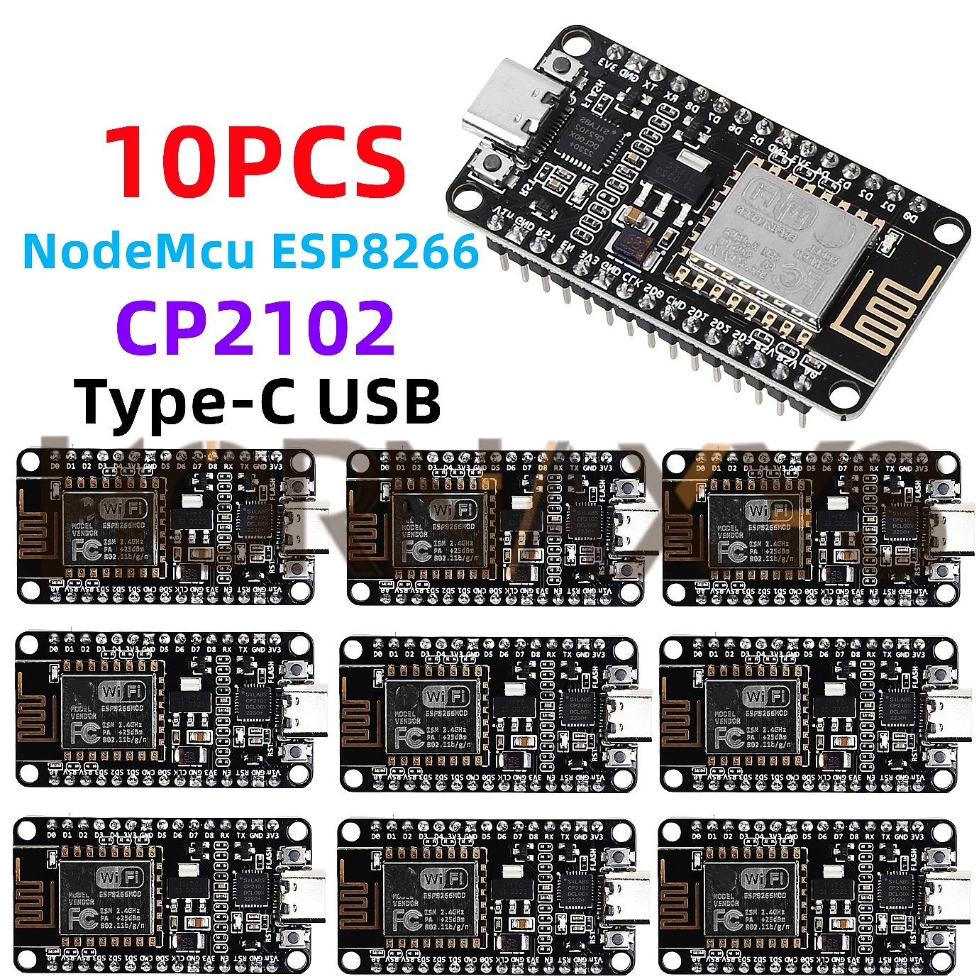 1-10PCS/Wireless Module CP2102 - Esp8266 Nodemcu Board 评论和价格